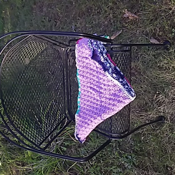 Afghan Scarf Shawl Winter Blanket - Shawl Hand Made - Picture 5 of 6